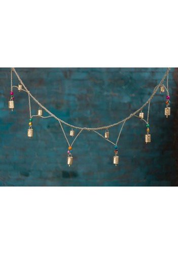 Handmade indian jute garland - indian,