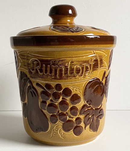 Rumtopf rum pot - jar, brown