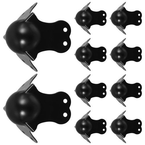 Chrome plated black iron - black,