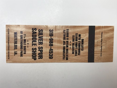 Ax544 matchbook cover - ax544,