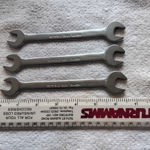 Three vintage britool - three, spanners