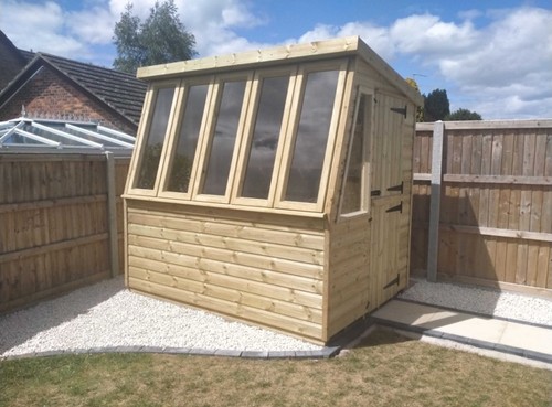 8x6 potting shed quality