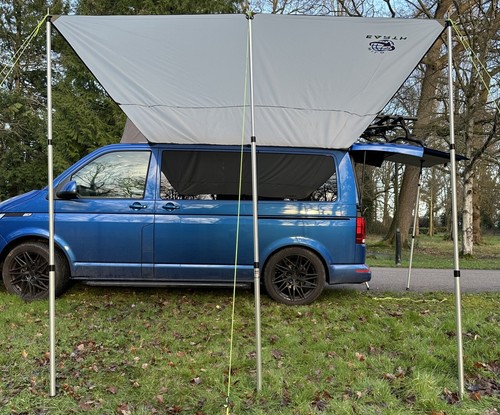 Campervan caravan awning sun - campervan,