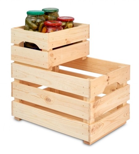 Wooden crate storage boxes - crate,