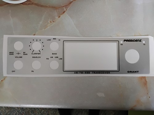 Radio faceplate sticker for - sticker,