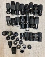 Vintage JOB LOT of Camera Lenses Lens PARTS AND REPAIR