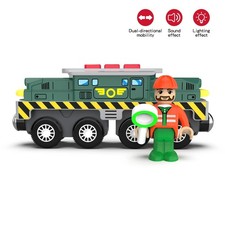 Electric Train Set Wooden