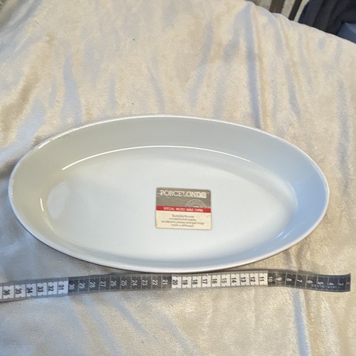 Porcelain serving dish large