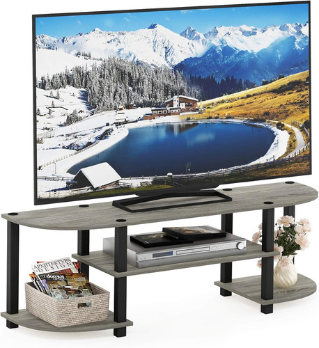 Turn tube tier tv stand - 3-tier,