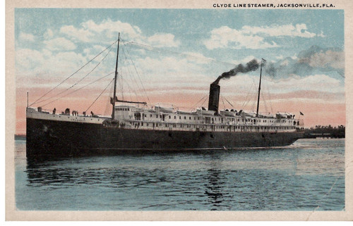 Clyde steamship - clyde, in