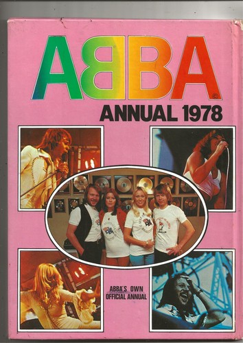 Abba annual 1978 vintage - abba,