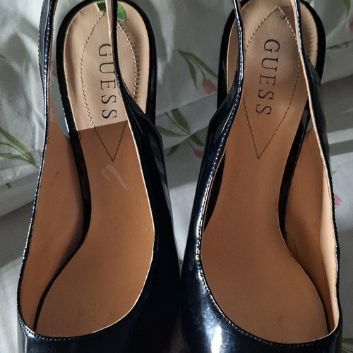 Guess black patent leather - black,