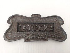Vtg Letterbox Slot Cast Iron