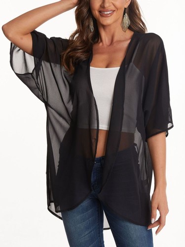 Women chiffon kimono cardigans - women,