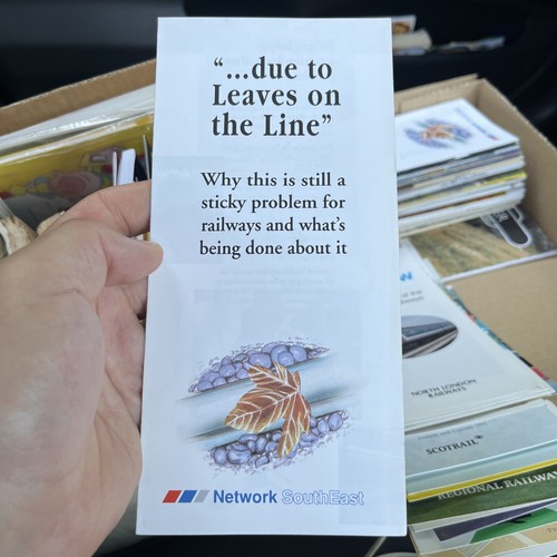 Network south east - east, leaflet