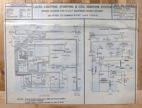 Original lucas commer cwt - lucas,