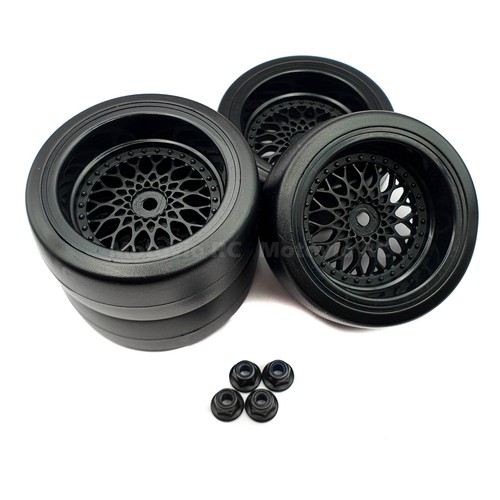 Drift wheels black bbs - 1/10,