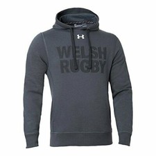 Under Armor WRU Youth Hoody Wales Rugby Hoodie Jumper Welsh Kids Childrens 