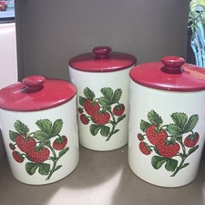 Three Vintage Strawberry