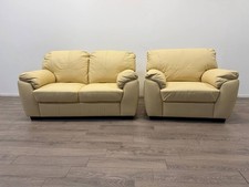 Milano Leather 2 Seater Sofa &