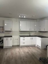 Gloss white kitchen - white,