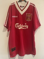 Original Authentic Adidas Liverpool 1995/1996 Home Shirt Mens Medium