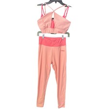 Bo+Tee Pink Ribbed Activewear