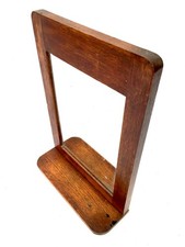 Antique Wooden Framed Oak Wall