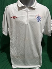 Rangers Polo Shirt 2010/11 X-Large Official Rare And Vintage