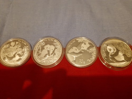 1oz silver pandas different - 1oz,