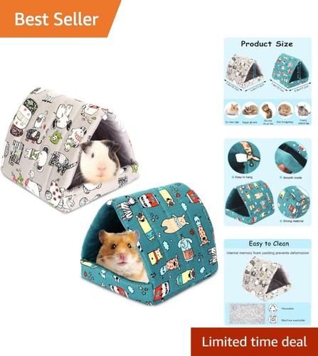 Portable fleece guinea pig bed - fleece,
