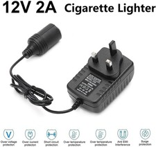 UK 240V Mains Plug to 12V