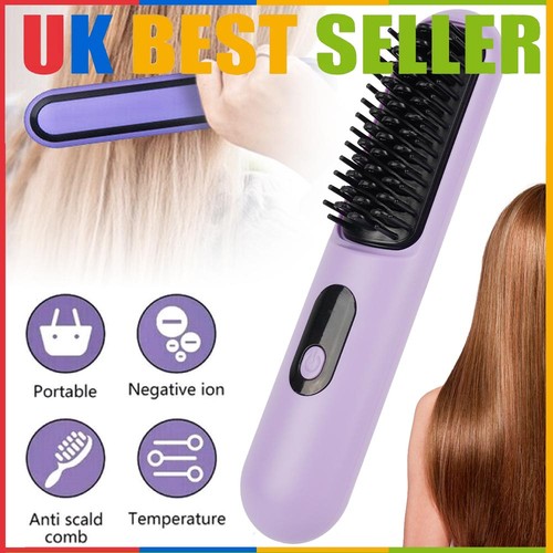 Hair straightener brush hot - hair,