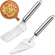 UK Pie Server Stainless Steel Pie Spatula Serrated Cake Cutter with Handle