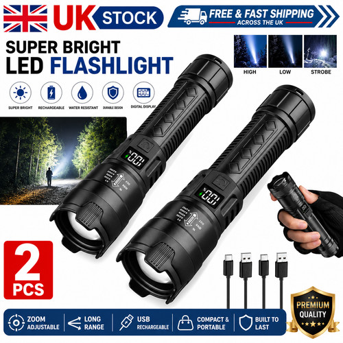 2pcs 99000000lm super bright - super,