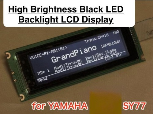 Yamaha sy77 lcd display - yamaha, black