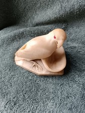 Vintage Albaster Marble Cocatiel Soap Dish