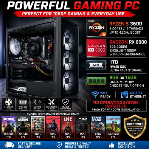 Gaming ryzen 3600 - pc,