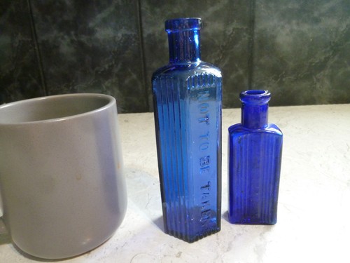 Poison bottles broyal blue - broyal,