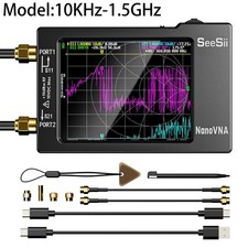 10kHz-1.5GHz/50kHz-3GHz NanoVNA HF VHF UHF VNA Vector Network Antenna Analyzer