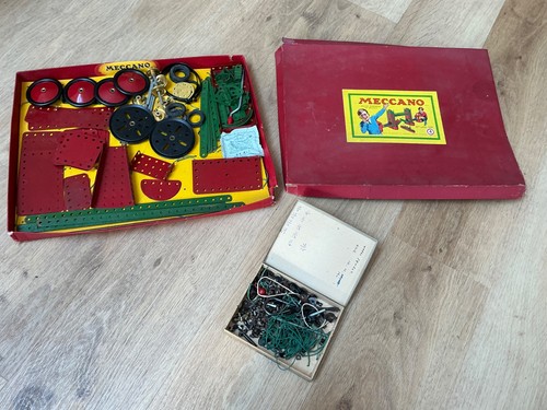 Meccano box with - meccano,