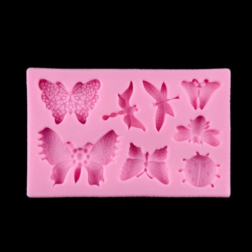 Silicone butterfly ladybug - silicone,