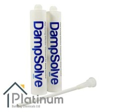 2 x DAMPSOLVE Damp Proof Injection Cream | DPC Course Rising Damp Treatment