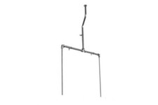 Armitage Shanks Sanura Flushpipes Exposed 2 Bowl Urnials Stainless Steel S6221MY