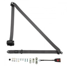 Front Automatic Seat Belt For Mazda RX3 Coupe 1972-1973 Grey