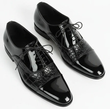 Handmade Black Patent Leather