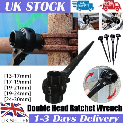 Double socket spanner ratchet - double,