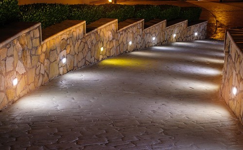 Brick lights outdoor - qty,