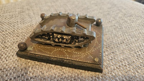 Ww1 trench art tank - ww1, made