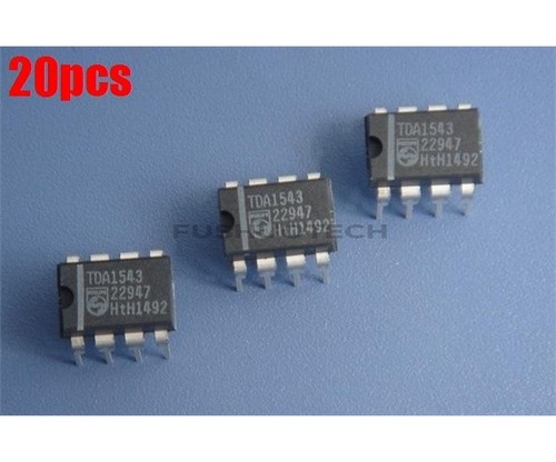 20pcs dip tda1543a dual - dip-8,